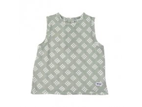 LODGER Tank Topper Tribe Muslin Silt Green 62