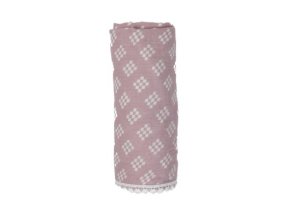 LODGER Swaddler Tribe Muslin Rose