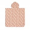 Beach Poncho dots powder pink