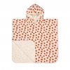 Beach Poncho dots powder pink