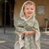 Beach Poncho palms olive