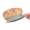 Bowl Bamboo Wood Little Chums cat