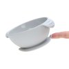 Bowl Silicone grey with suction pad