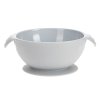 Bowl Silicone grey with suction pad