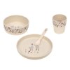 Dish Set PP/Cellulose Tiny Farmer Sheep/Goose nature