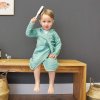 Muslin Bathrobe rosewood 24-36m.