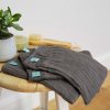 Muslin Wash Glove Set 3 pcs 2021 anthracite