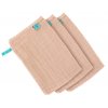 Muslin Wash Glove Set 3 pcs 2021 light pink