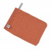 Muslin Wash Glove Set 3 pcs rust