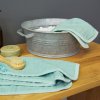 Muslin Washcloth Set 3 pcs 2021 anthracite