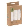 Muslin Washcloth Set 3 pcs milky