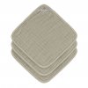 Muslin Washcloth Set 3 pcs olive