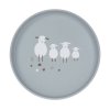 Plate PP/Cellulose Tiny Farmer Sheep/Goose blue