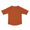 Short Sleeve Rashguard tiger rust 19-24 mo.