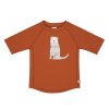 Short Sleeve Rashguard tiger rust 19-24 mo.