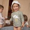 Snap Swim Diaper strokes olive 07-12 mon.
