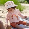 Sun Protection Bucket Hat botanical offwhite 07-18 mo.