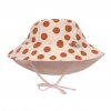 Sun Protection Bucket Hat dots powder pink 07-18 mo.