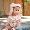 Sun Protection Flap Hat offwhite 19-36 mo.