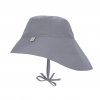 Sun Protection Long Neck Hat grey 07-18 mo.