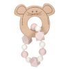 Teether Bracelet Wood/Silicone Little Chums mouse