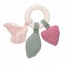 Teether Ring Natural Rubber butterfly