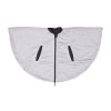 Poncho dark grey star