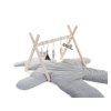 Childhome Hracia deka medveď Teddy Jersey Grey