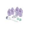 Sada dojčenských fľaštičiek C2N ANTI-COLIC s kefou Purple