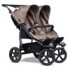 set DUO I combi push chair - air chamber wheel brown