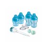 Sada dojčenských fľaštičiek C2N ANTI-COLIC s kefou Blue