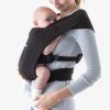 ERGOBABY | Nosič EMBRACE - SOFT KNIT -  PURE BLACK