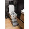 Zopa dvojstupienok k umývadlu a WC Varianta: Unicorn šedý/ružový