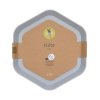 Plate Geo grey-blue