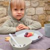 Spoon Set Geo 4pc grey-blue