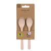 Spoon Set Geo 4pc powder pink