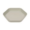 Plate Geo warm grey