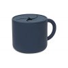 Téglik na desiatu silikónový Jeans Blue