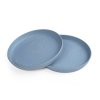 MUMS, plates, powder blue