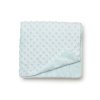 INTERBABY | SET Deka extra mäkká guličky + lampička HVĚZDA  - zelená