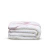 INTERBABY | SET - OSUŠKA froté 100x100 Medvedík spí + PŘÍTULKA - růžová