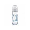 Dojčenská fľaša Emotion Glass 270ml 0-12m White