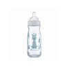 Dojčenská fľaša Emotion Glass 270ml 0-12m White