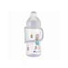 Dojčenská fľaša Emotion s držadlami 270ml 6m+ White