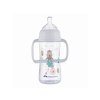 Dojčenská fľaša Emotion s držadlami 270ml 6m+ White