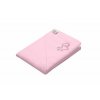 ODENWÄLDER osuška 100x100 s kapucí Elefant pastell pink