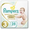 PAMPERS Premium Care Pants 3 MIDI (6-11 kg) 28 ks Carry Pack – plienkové nohavičky