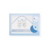 INTERBABY Osuška froté KAMARÁTI 100x100cm Varianta: BIELO/MODRÁ