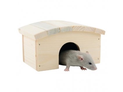 Domček pre škrečka, myš oblúková strecha 14 x 10 x 8 cm
