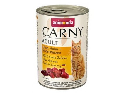 Animonda Cons. cat Adult hovädzie/kuracie/kačica 400g